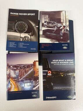 2013 Land Rover Range Rover Sport Owners Vehicle Quick Start Guide Service Case